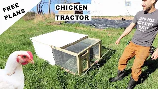 DIY CHICKEN TRACTOR (Small Scale) EASY