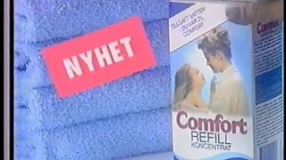 Comfort  refill  (TBC image) TV3 reklam   18 Dec 1990