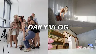 DAILY VLOG | shoot, warehouse, princess polly & some sad news 🤍