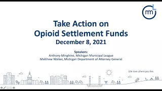 Take Action on Opioid Settlement Funds