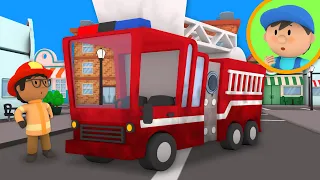 Felix's Fire Truck goes to the Car Wash | Carl's Car Wash