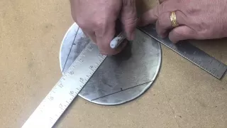 Easiest Way To Find The Center Of A Circle.