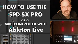 How to use the Roland SPD-SX PRO as a MIDI Controller for Ableton Live - + Max for Live plug in