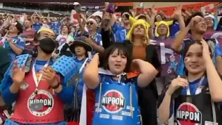 Japan Fans and Players Crazy Celebrations After Winning against Germany 🇯🇵🇩🇪 World Cup