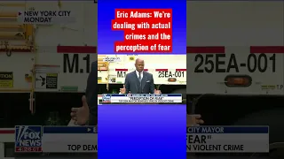 Dem mayor says there is a ‘perception’ of fear as crime spikes #shorts