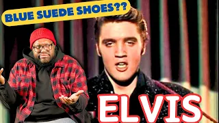 Elvis Presley - Blue Suede Shoes 1956 (Color and Stereo) | REACTION #reaction #elvispresley