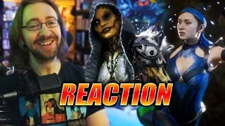 MAX REACTS: Kitana & Dvorah Gameplay Trailer - Mortal Kombat 11