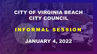 City Council Informal - 01/04/2022