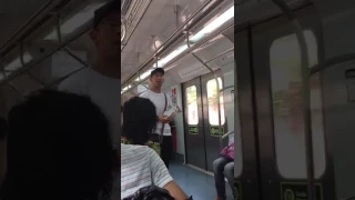 Repentista no trem cantando música de sogra palhaço delicia & Luqcas do pandeiro