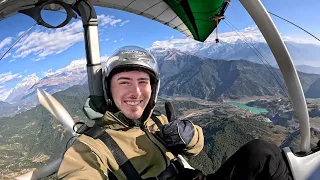 $440 Ultralight Flight in Pokhara, Nepal🇳🇵