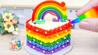 Rainbow Chocolate Cake 🌈 So Tasty Miniature Chocolate Cake Recipes 🧁 LOTUS MEDIA