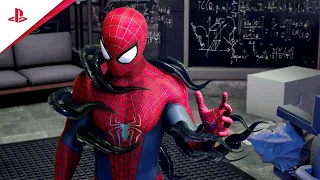 Marvel's Spider-Man 2 Peter's Hybrid Symbiote TASM 2 Suit Destroys Lizard Full Battle