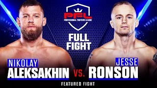 Full Fight | Nikolay Aleksakhin vs Jesse Ronson (Welterweight Alternate Bout) | 2019 PFL Playoffs