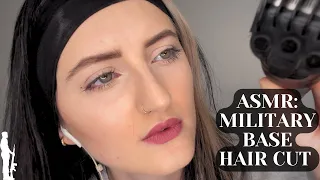 ASMR: Haircut at the Military Base | Part 2 | Buzz Cut | Razor Sounds | Whispered