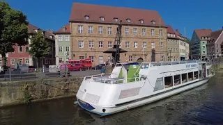 Bamberg / Fahrt auf der Regnitz