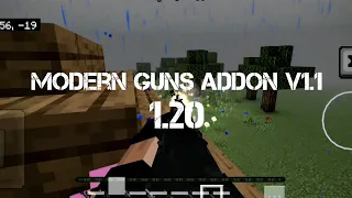 Modern Guns Addon v1.1 MCPE 1.20+