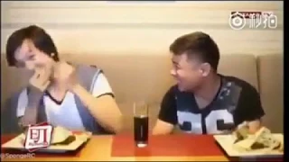 NEW Raw video - Dimash laughing at a joke Димаш Кудайберген