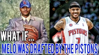 What If Carmelo Anthony Was Drafted By The Detroit Pistons?