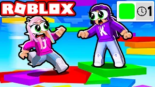 We climbed a Tower of Color Block! | Roblox