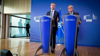 NATO Secretary General with President European Commission, 10 MAR 2016