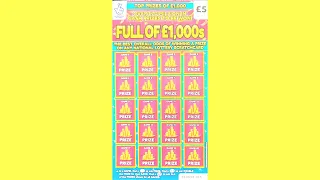 BOOM! MULTIPLE WINS! - Scratchin' FULL OF £1,000s 1 - Scratch Card National Lottery Scratchoff