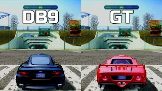 NFS Most Wanted: Aston Martin DB9 vs Ford GT - Drag Race