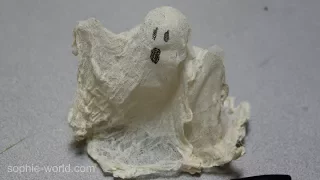 How to Make a Mini Ghost out of Cheesecloth | Sophie's World