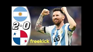 Argentina  vs Panama 2 -0   All Goals & Highlights   2023 MESSI GOAL