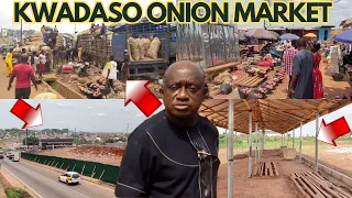 Kwadaso Onion Market Traders Resist Eviction And Refuse To Move To New Atwima Takyiman Site.