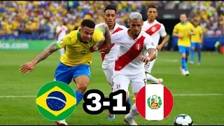 Brazil vs Peru (3-1) // Copa America "FINALE" 2019// 'ENGLISH COMMENTARY'