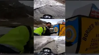 zojila pass crossed with 100cc bike | first in india