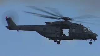RNZAF NH90 helicopter demo