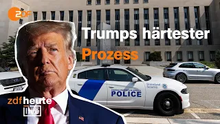 Trumps erste Anhörung in Washington: Was ihm jetzt droht | ZDFheute live
