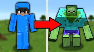 I Pranked My Friend As MUTANT MOBS In Minecraft!