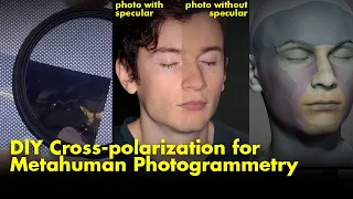 DIY Cross-polarization for Metahuman Photogrammetry