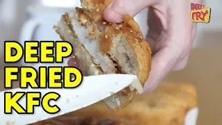 WE DEEP FRIED A KFC ZINGER BURGER!!!