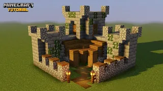 Minecraft: How to Build A Small Castle | Survival Castle Tutorial ✔