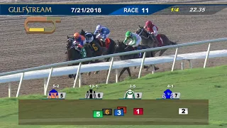 Gulfstream Park Carrera 11 - 21 de Julio 2018