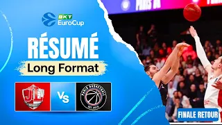 MATCH 3 OU PARIS CHAMPION ?? - Bourg-en-Bresse vs Paris - Résumé - EuroCup Finale retour