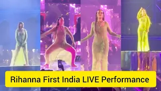 WATCH Rihanna's power-packed LIVE Performance First Time In India at Anant Ambani's wedding bash