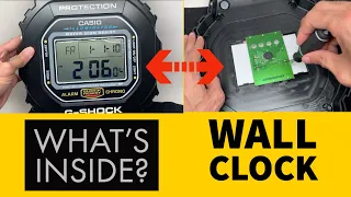 What's Inside G-Shock Wall Clock! Fixing Digital Display of DW5600 WALL clock - EASY SOLUTION