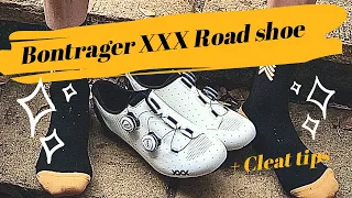 New Bontrager XXX Road Shoe Wide Fit - How to set up cleats on clipless pedals