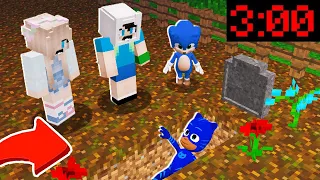 GECE 03:00'TE KEDİ ÇOCUĞUN GİZLİ MEZARINDA NE VAR? ⚠️ Minecraft