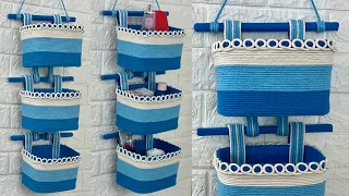 Diy Rope Organizer/ Diy Wall Organizer/ Rope Wall Organizer Diy/ منظم يدوي