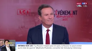 Nicolas Dupont-Aignan, président de Debout la France, invité de Marie Chantrait dans "L'événement...