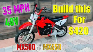 35 MPH Razor MX500 or MX650 for $420 - Tesla Inspired Dirt Bike