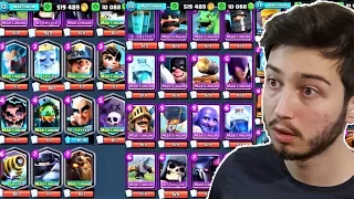 YUH!! BÜTÜN KARTLARI MAXLADIM ( EN MAX HESAP )!! - Clash Royale