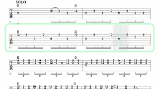BLIND MELON - No Rain | Isolated Guitar 2 + TAB Sheet