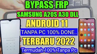 🔴Bypass Frp Samsung A20s (A207f) Unlock Google Account Android 11 Tanpa Pc 100% No Tipu2