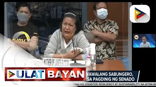 Mga kaanak ng mga nawawalang sabungero, emosyonal na humarap sa pagdinig ng Senado